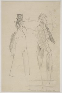 2つのVaudeville紳士、c.1888